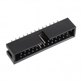 Conector Caixa Header 26 Vias Macho 2,54mm 180º para Placa