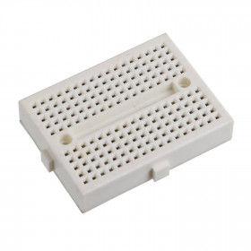 Mini Protoboard 170 Furos Branco