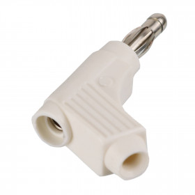 Pino Banana 110° D118 Branco 4mm com Mola Derivação e Capa Flexível 15A