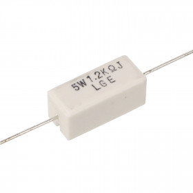 Resistor de Fio 1,5kΩ 5% 5W SQP 1k5