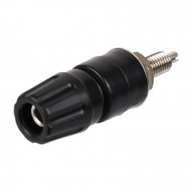 Borne Grande para Pino Banana 4mm B10 Preto 25A (Comprimento 54,5mm)