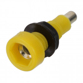 Borne para Pino Banana 2mm B67 Amarelo 10A