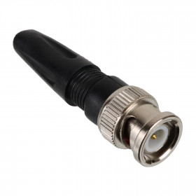 Conector BNC Macho com Capa Plástica para Cabo HBN-100