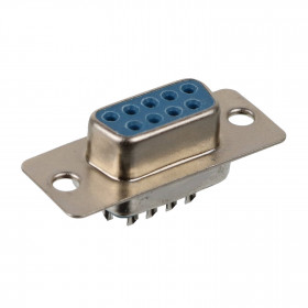 Conector DB9 Fêmea 180º para Fio