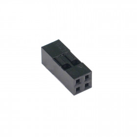 Alojamento 2x2 Vias 4 Vias Modu 2,54mm