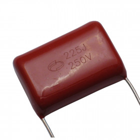 Capacitor Poliéster Metalizado 2,2μF 250V 2,2uF 2u2