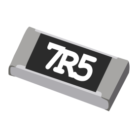 Resistor 7,5Ω 5% 1/4W SMD 1206 7,5R