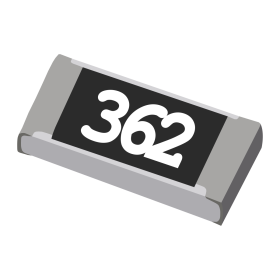 Resistor 3,6kΩ 5% 1/4W SMD 1206 3k6