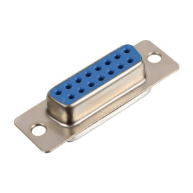 Conector DB15 Fêmea 180º para Fio