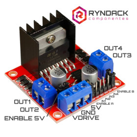 Módulo L298N Esquema de Ligação