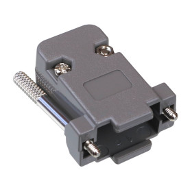 Capa Cinza para Conector DB9 180º com Parafusos Longos