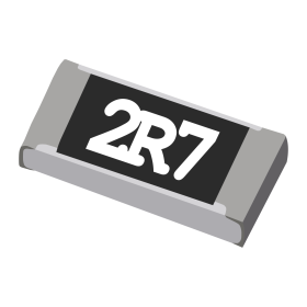 Resistor 2,7Ω 5% 1/4W SMD 1206 2,7R 2R7