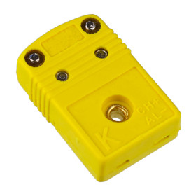 Conector Tipo K  para Termopar Amarelo Fêmea SMPW-K-F Aéreo
