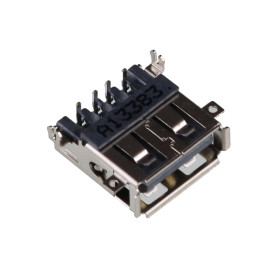 Conector USB Fêmea para Placa 90° C107J4-10405-L