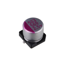 Capacitor Eletrolítico SMD 560μF 2,5V 6,3x5,4mm 560uF