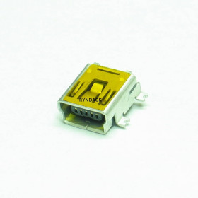 Conector Mini USB Tipo B Fêmea SMD