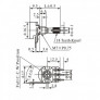 Potenciômetro Linear 10kΩ L16 com Chave Mini WH160-B