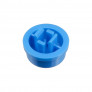 Botão Redondo Azul para Chave Tactil 12x12x7,3mm
