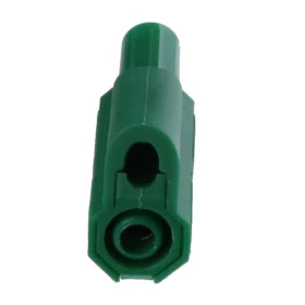PB981D - Pino Banana 4mm de Segurança com Derivação Verde