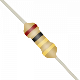 Resistor 1Ω 5% 1/4W CR25 1R
