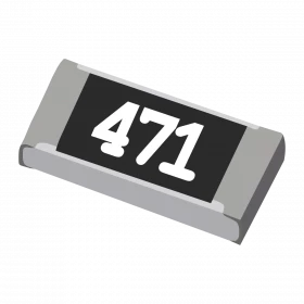 Resistor 470Ω 5% 1/4W SMD 1206 470R