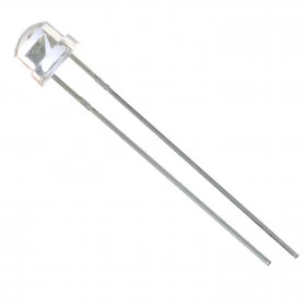Led Verde 5mm Alto Brilho Straw 2500mCD 515-520nm
