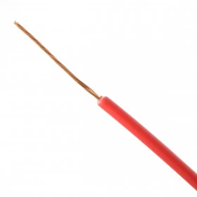 Cabo tipo Cabinho para Eletrônica Vermelho 0,50mm² (metro)
