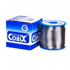 Solda Estanho Cobix SnPb 60x40 1mm Fluxo RA Carretel 500g