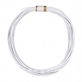 Cabo tipo Cabinho para Eletrônica Branco 0,75mm² (metro)