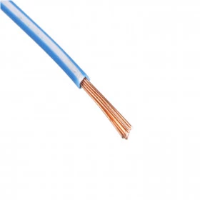 Cabo tipo Cabinho para Eletrônica Azul com Listra Branca 0,30mm² (metro)