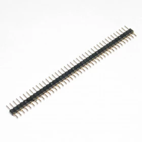 Barra de Pinos Macho Torneada BSPT 1x40 11,96mm Passo 2,54mm 180°