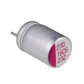 Capacitor Eletrolítico Sólido 270uF 16V 8mmx12mm Terminais Curtos