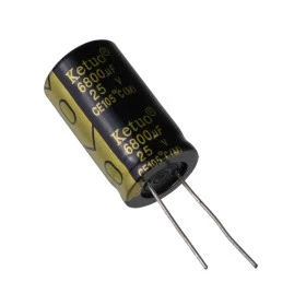 Capacitor Eletrolítico 6800μF 6800uF 25V 105ºC 18x32mm