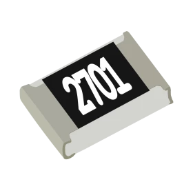 Resistor de Precisão 2,7kΩ 1% 1/8W SMD 0805 2k70