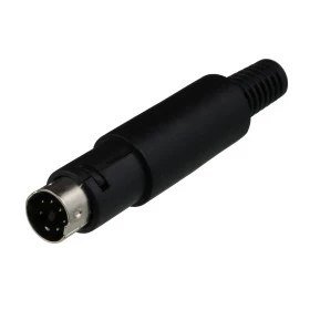 Conector Plug Mini Din 6 Vias Macho