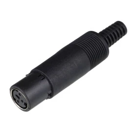Conector Jack Mini Din 3 Vias Fêmea