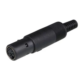 Conector Jack Mini Din 5 Vias Fêmea
