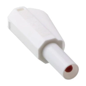 PB981D - Pino Banana 4mm de Segurança com Derivação Azul