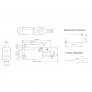 Chave Micro Switch Cinza 250V 16A KW11-7-1 (Fim de Curso)