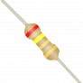 Resistor 2,4Ω 5% 1/4W CR25 2R4 2,4R
