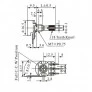 Potenciômetro Linear 100kΩ L16 com Chave Mini WH160-B