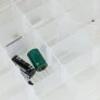 Caixa Organizadora Plástica Transparente 36 Divisórias 27,5*17,5*4,3cm