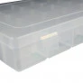 Caixa Organizadora Plástica Transparente 36 Divisórias 27,5*17,5*4,3cm