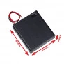 Suporte para 4 Pilhas AA com Tampa e Chave